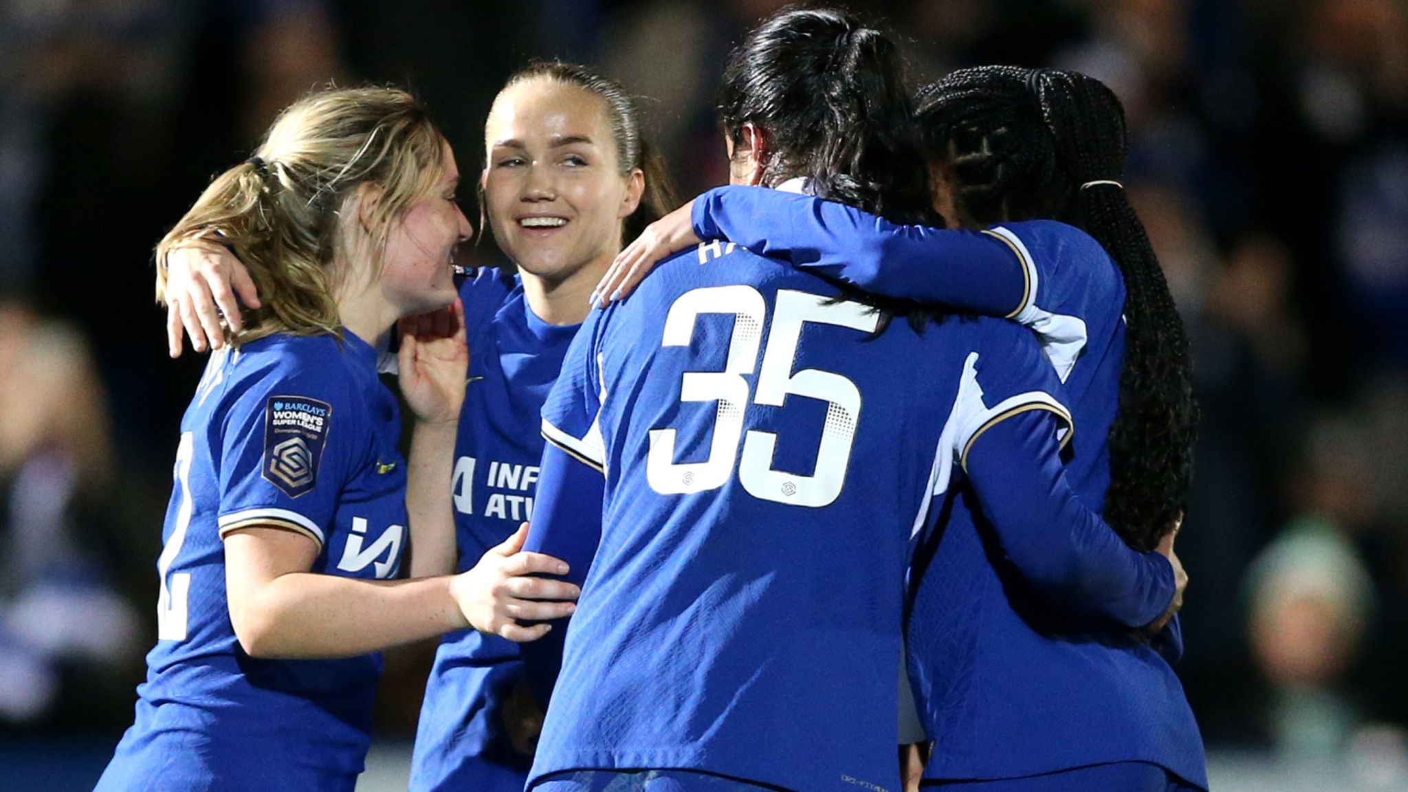 Chelsea 30 Everton Guro Reiten scores two penalties in controversial Women's Super League