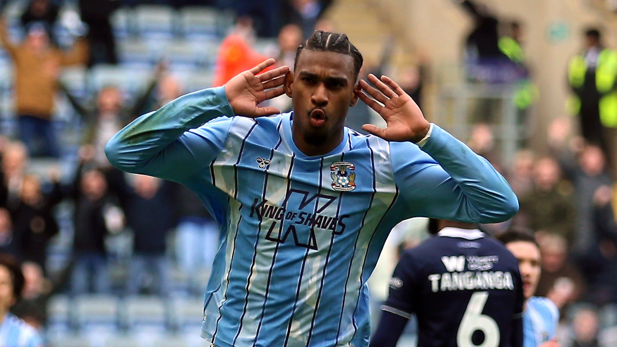 Coventry City 2-1 Millwall: Haji Wright scores twice to send Sky Blues back into Championship play-off places | Football News | Sky Sports