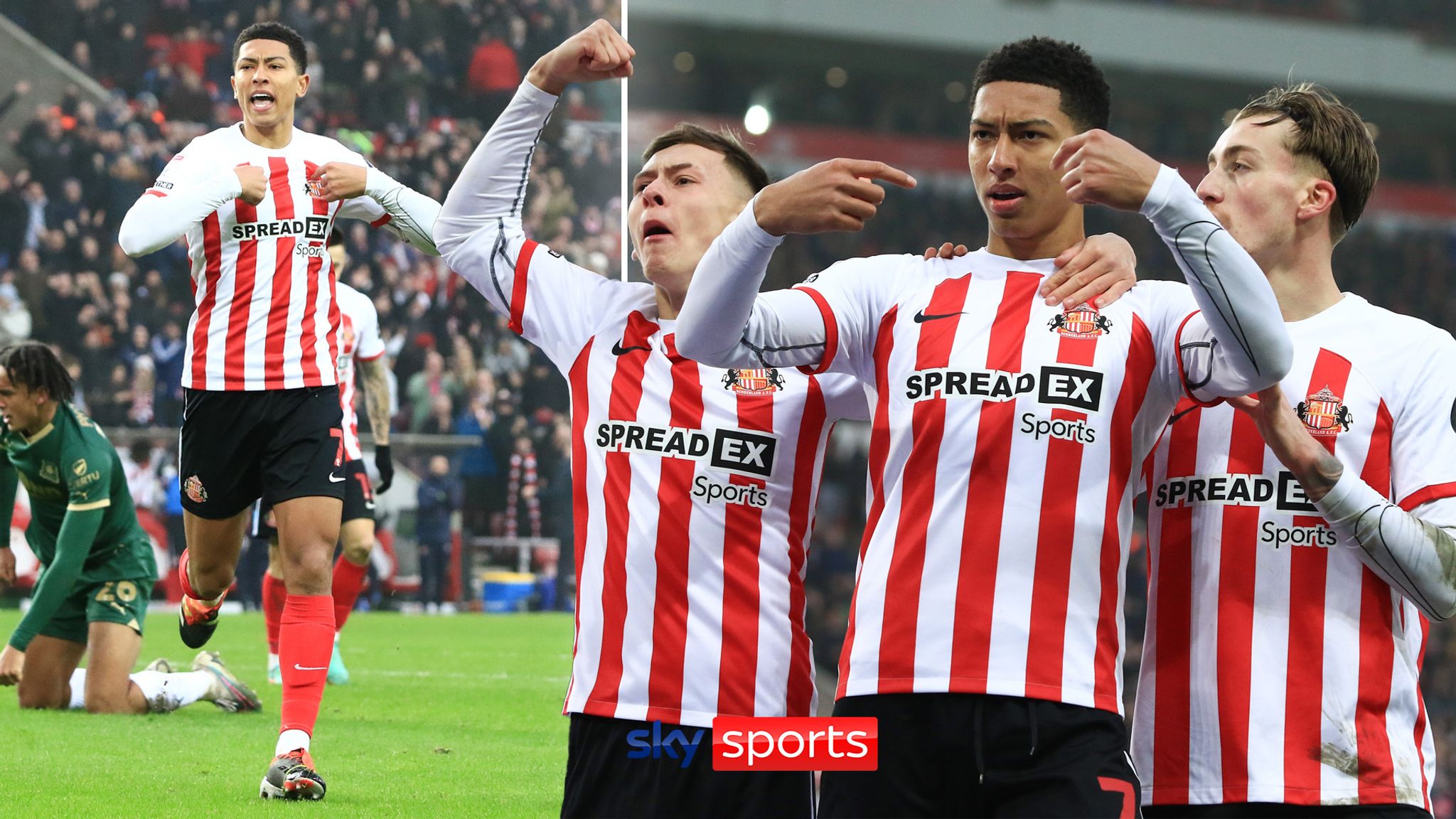 Jobe Bellingham emulates his big brother Jude by scoring a stunning goal  for Sunderland in their 3-1 win at home to Plymouth Argyle.