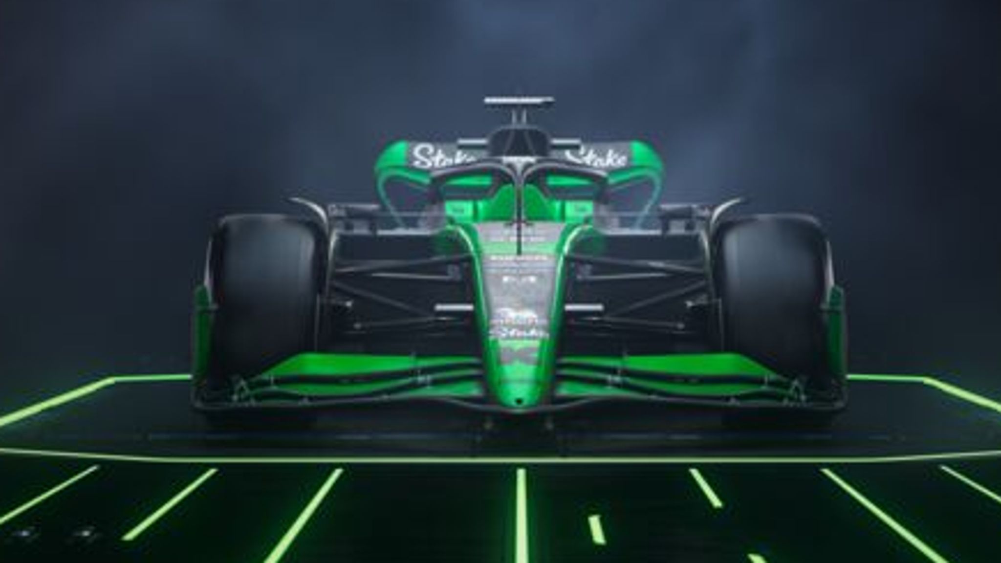 Sauber reveal new green and black 2024 F1 car for Valtteri Bottas and