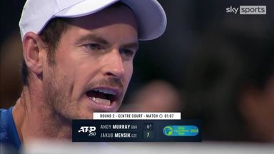 'I can't believe he's missed that!' | Murray wastes set point opportunity in Doha