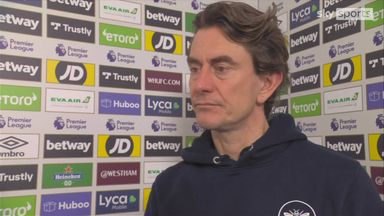Frank 'irritated' with Brentford’s performance in West Ham defeat