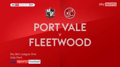 Port Vale 2-2 Fleetwood