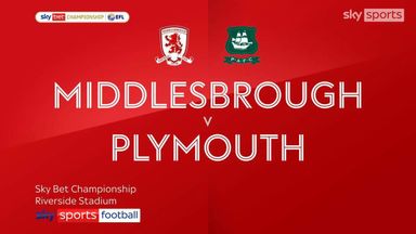 Middlesbrough 0-2 Plymouth