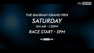 Remember to tune in for Saturday's race NOT Sunday's in Bahrain!