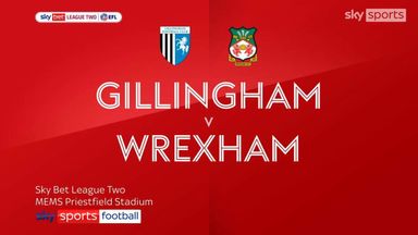 Gillingham 1-0 Wrexham