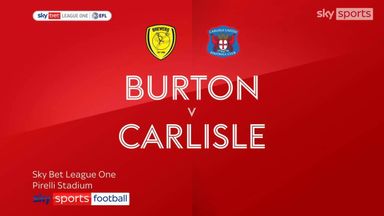 Burton 0-1 Carlisle