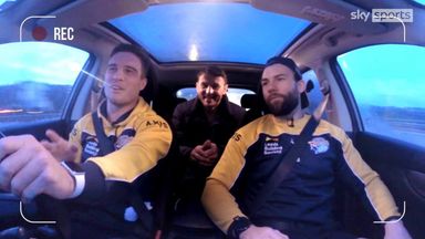'This is my first trip!' | Croft and Ackers join Wilkin in hilarious car share!