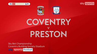 Coventry 0-3 Preston North End
