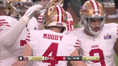 Moody drills Super Bowl-record field goal!