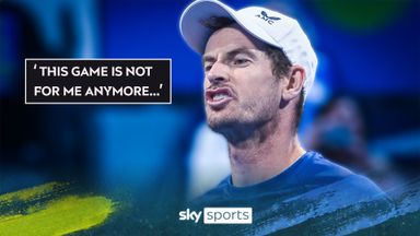 Read Murray's lips - Does he say 'this game is not for me anymore'?