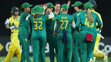 South Africa make history by beating Australia in women's ODI for first