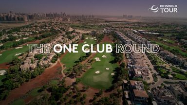 Pro golfer takes on Dubai course with just a six iron!