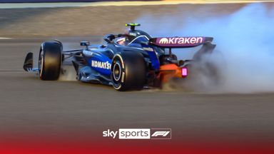 Sargeant's dramatic spin in the Williams