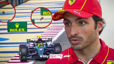'I was standing right there!' – Sainz re-enacts events of drain cover incident