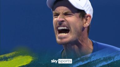 Murray's blistering backhand on match point!