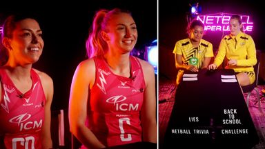 London Pulse take on Manchester Thunder in Netball Game Show Challenge!