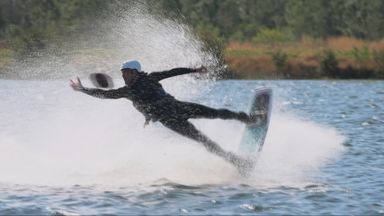 An NFL catch while surfing?! Nacua vs Njoku take on the best catch challenge!