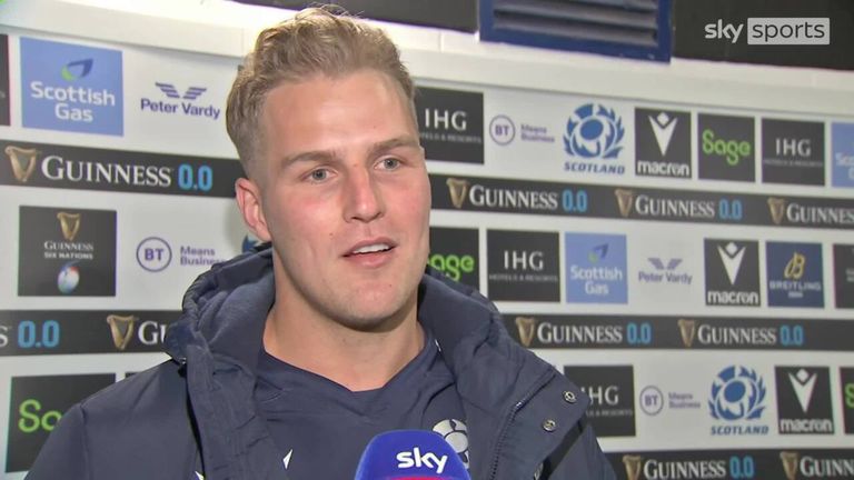 Duhan Van der Merwe says it was a 'special day' after scoring a hat-trick in Scotland's 30-21 Six Nations victory over England
