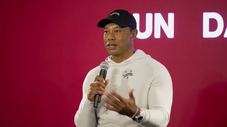 Tiger Woods will be sporting a new look for the 2024 season after confirming he has teamed up with TaylorMade to launch a new clothing and footwear brand named Sun Day Red