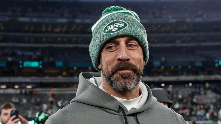 New York Jets quarterback Aaron Rodgers