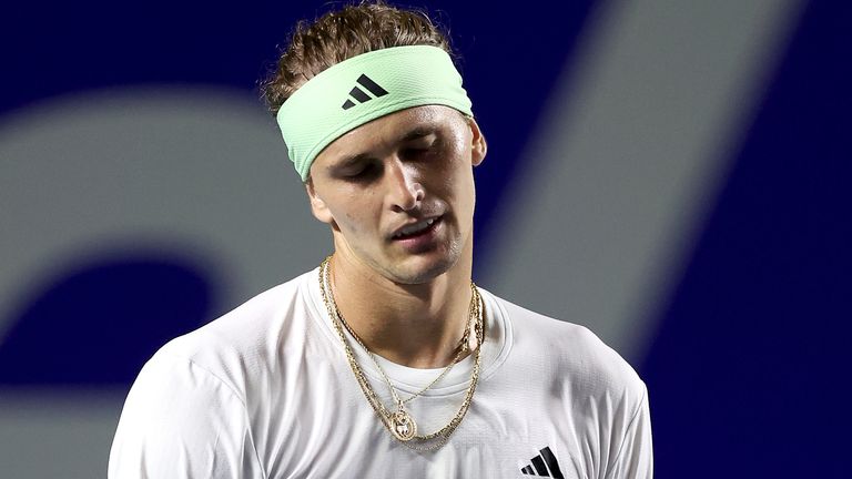 Top seed Zverev dumped out in first round at Mexican Open