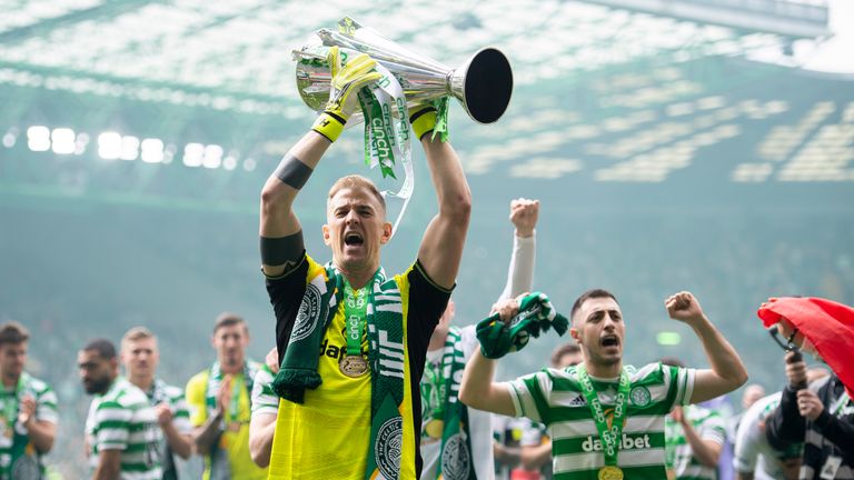 Hart has won two Scottish Premiership titles with Celtic