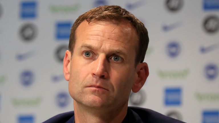 Brighton and Hove Albion technical director Dan Ashworth during a press conference at The American Express Elite Football Performance Centre, Brighton. PRESS ASSOCIATION Photo. Picture date: Monday May 20, 2019. See PA story SOCCER Brighton. Photo credit should read: Gareth Fuller/PA Wire