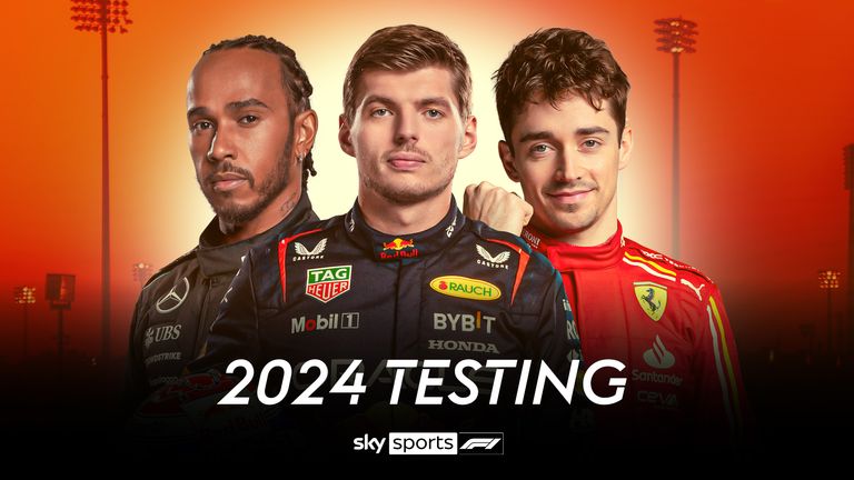 F1 testing 2024 live: When and how to watch pre-season running in ...