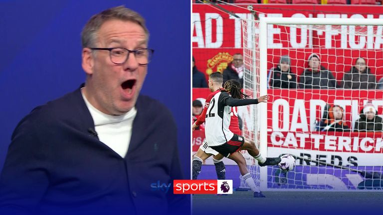 Paul Merson could barely contain his excitement after Alex Iwobi bagged a 97th minute winner for Fulham at Manchester United.