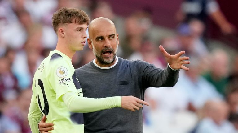 Pep Guardiola isn't surprised by Cole Palmer form.