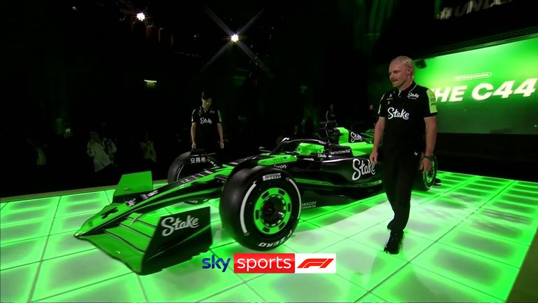 Sauber reveal new green and black 2024 F1 car for Valtteri Bottas and