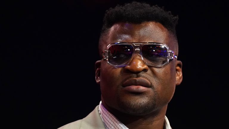 Francis Ngannou will fight Anthony Joshua live on Sky Sports Box Office on Friday March 8