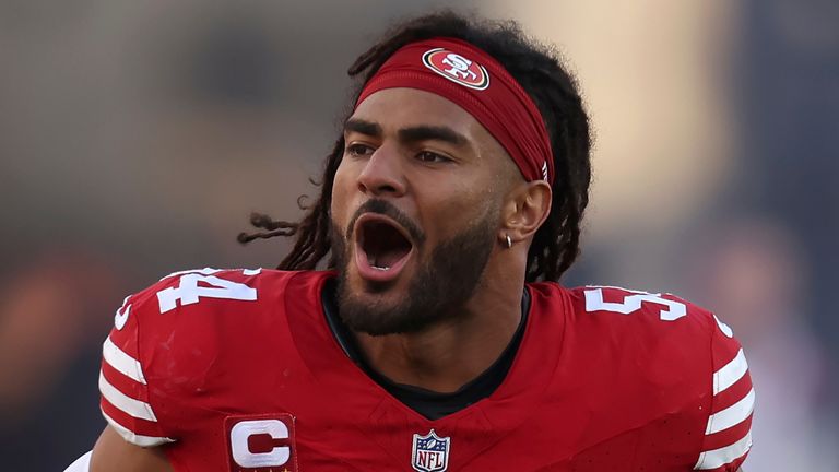 San Francisco 49ers linebacker Fred Warner 