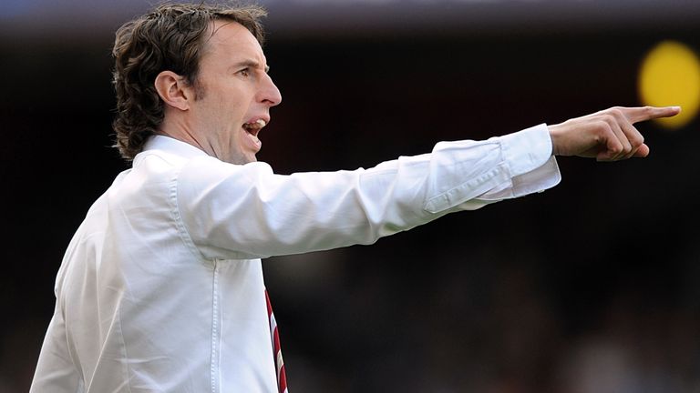 Gareth Southgate in charge of Middlesbrough in 2009