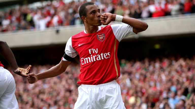 Gilberto Silva made 244 appearances for Arsenal between 2002 and 2008