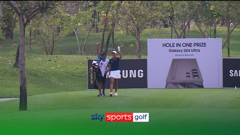 Thailand's Navaporn Soontreeyapas remarkably made her second hole in one of the tournament during the third round of this year's Women’s Amateur Asia Pacific Championship.