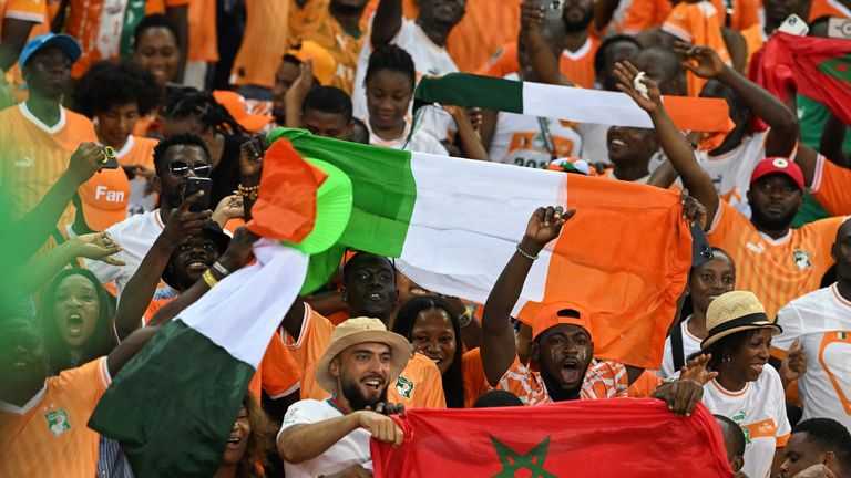 Ivory Coast's fans were able to celebrate on home soil after their first AFCON win since 2015