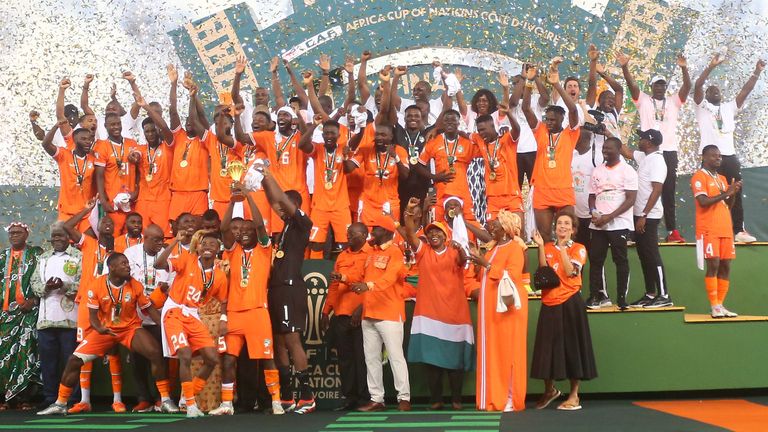 Ivory Coast lifted their third AFCON trophy on Sunday, and their 