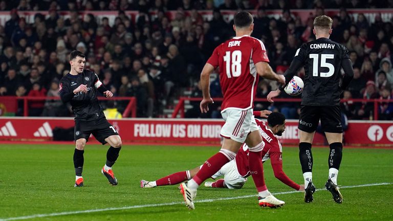 Jason Knight scored the equaliser for Bristol City at the City Ground