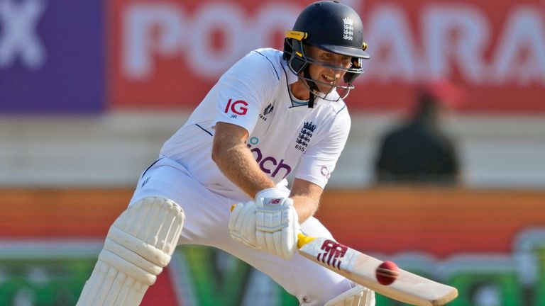 England's Joe Root controversially beat India's Jasprit Bumrah in the third Test in Rajkot