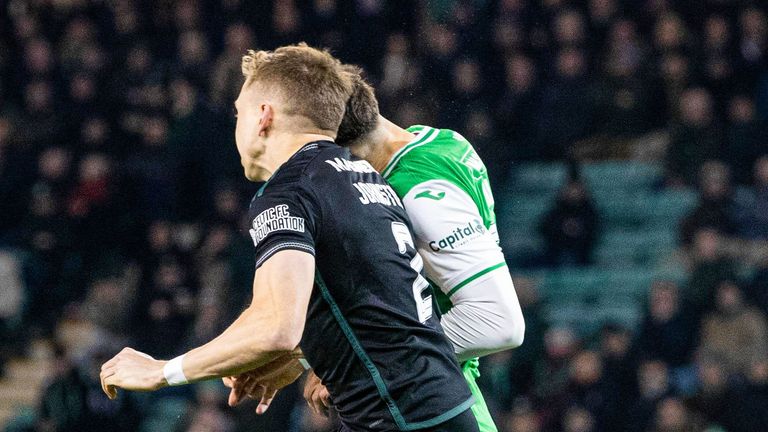 Celtic's Alistair Johnston has a suspected fracture