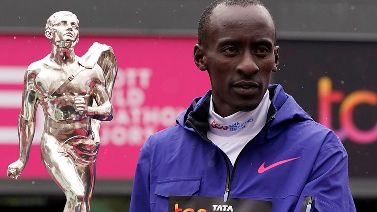 Kelvin Kiptum impressed to win the 2023 London Marathon 
