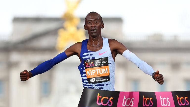 Kelvin Kiptum won the 2023 London Marathon