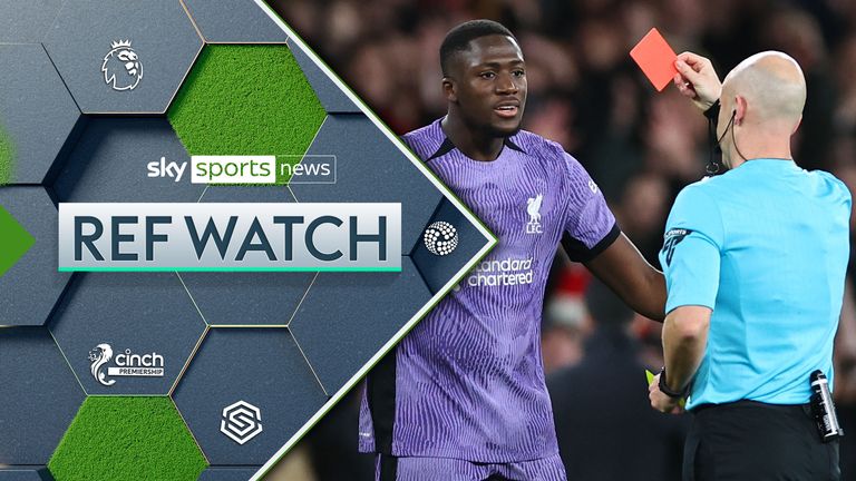 Ref Watch: Right call to send off Ibrahima Konate? | Football News | Sky Sports