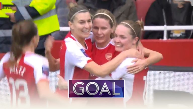 Lacasse header doubles Arsenal's lead!