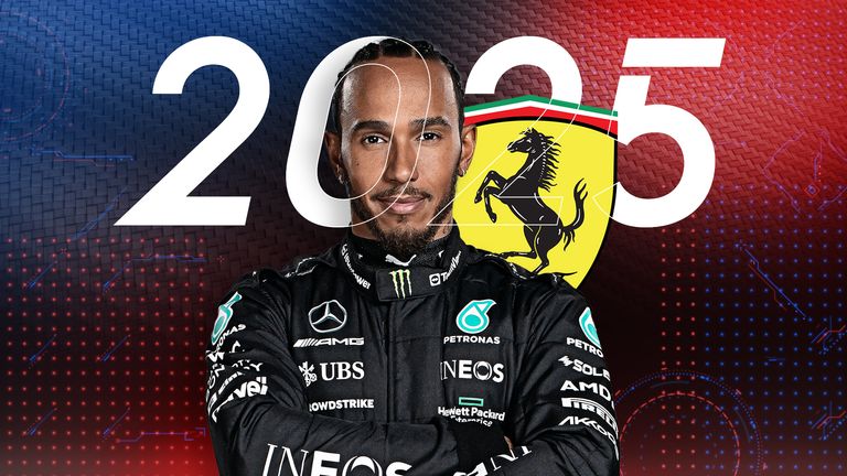 Lewis Hamilton to leave Mercedes and join Ferrari for 2025 Formula 1 season  | F1 News | Sky Sports