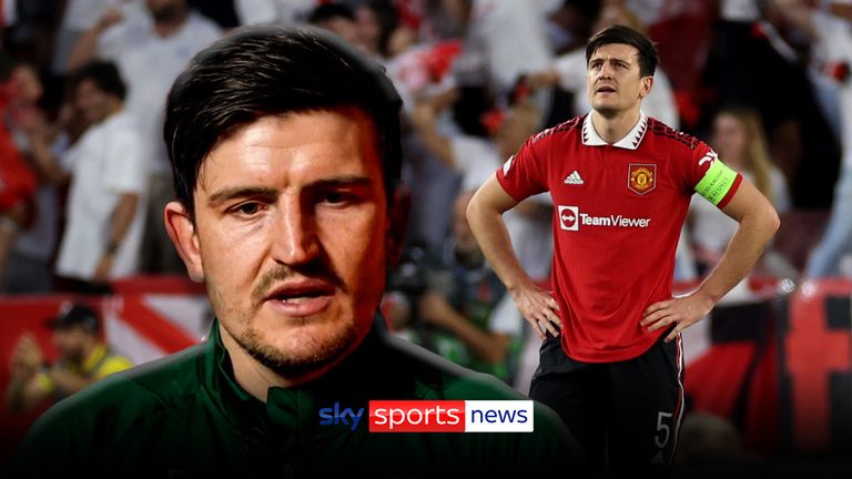 Harry Maguire looking dejected