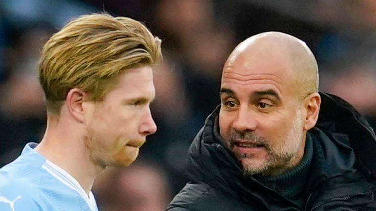 De Bruyne reveals Pep message for title run-in