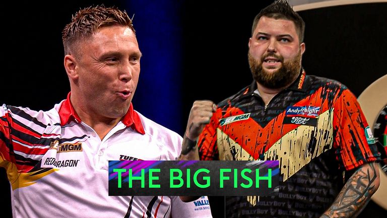 Both Michael Smith and Gerwyn Price hit the Big Fish in their match in the Premier League Darts in Berlin